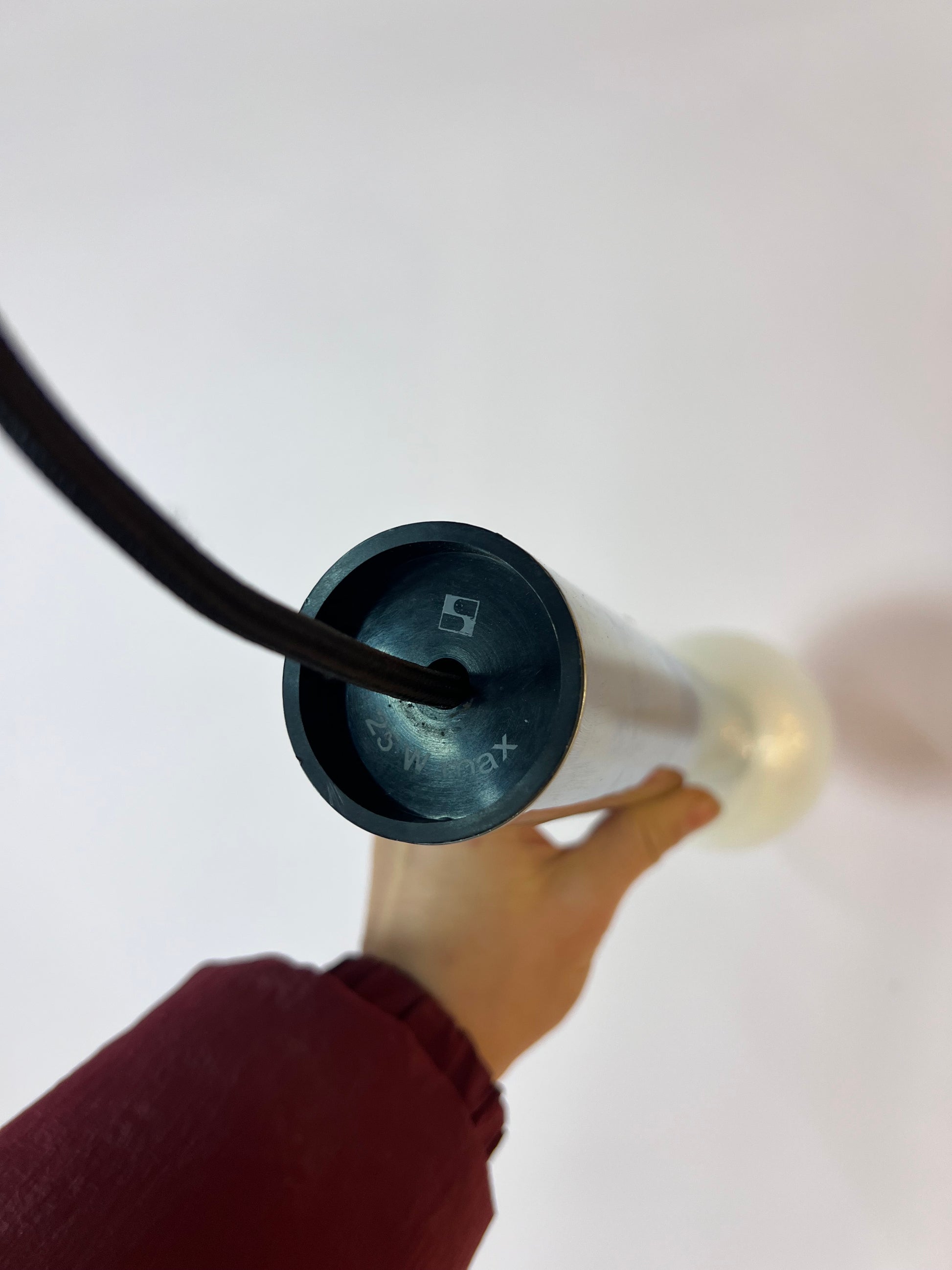 Hängelampe Big Globe Perlmutt Chrom von Motoko Ishii für STAFF
