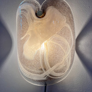 Wandlampe weiß Glas von Per Lütken für Holmegaard