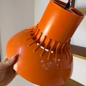 Hängelampe Solar orange Kunststoff von Svend Middelboe für Nordisk Solar
