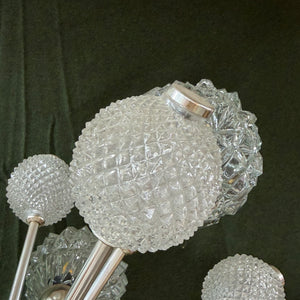Sputnik Kronleuchter von Elektrofém ISZ