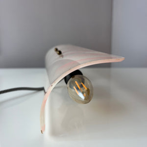 Wandlampe rosa Kunststoff