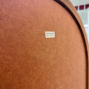 Klappbarer Wandspiegel Teak von Fakse Furniture aus Dänemark