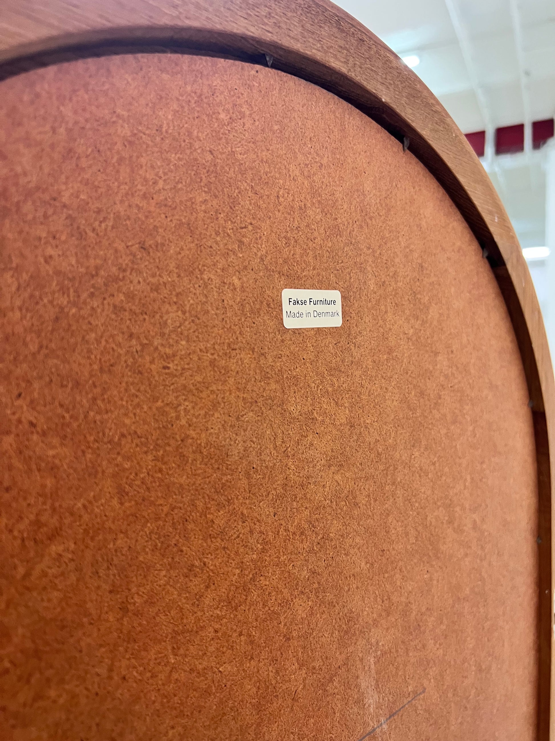 Klappbarer Wandspiegel Teak von Fakse Furniture aus Dänemark