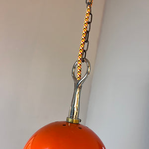 Hängelampe orange weiß von Tronconi
