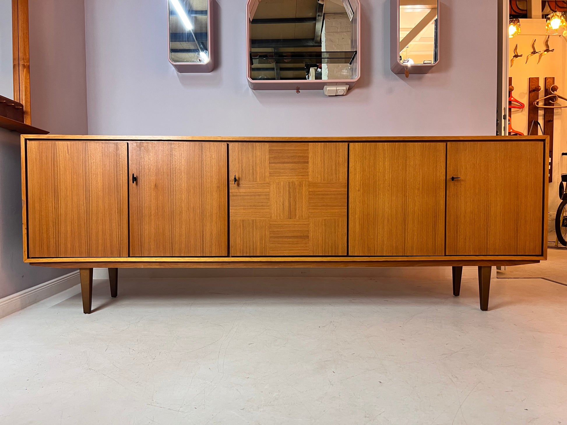XL Sideboard Nussbaum 60er