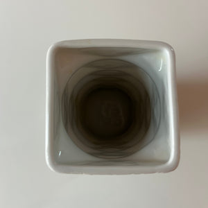 Vase 640/2 orange blau von Royal Porzellan Bavaria KPM
