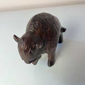 Figur Büffel Wüsteneisenholz