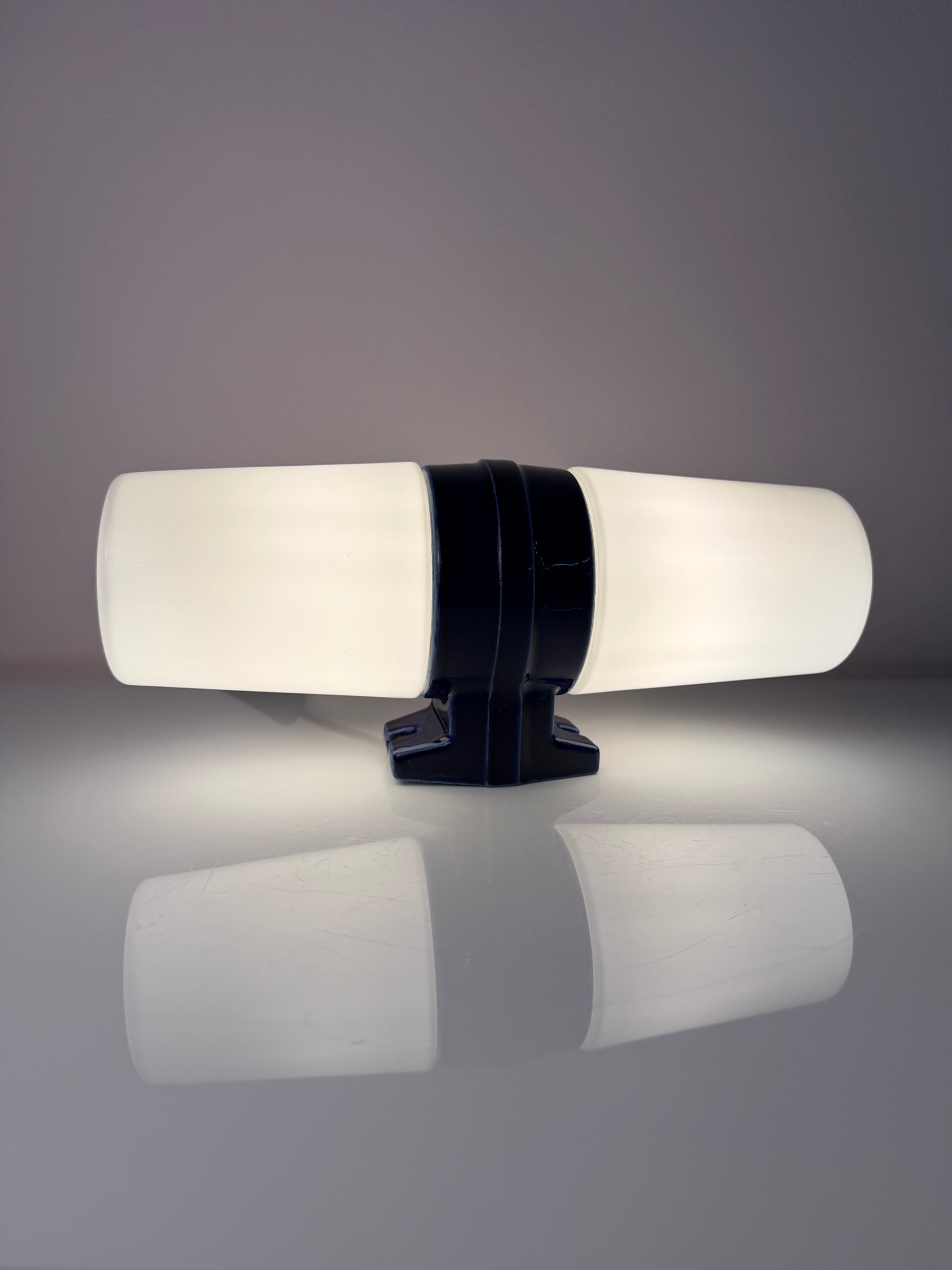 Wandlampe Modell 6065 blau von Sigvard Bernadotte für Ifö
