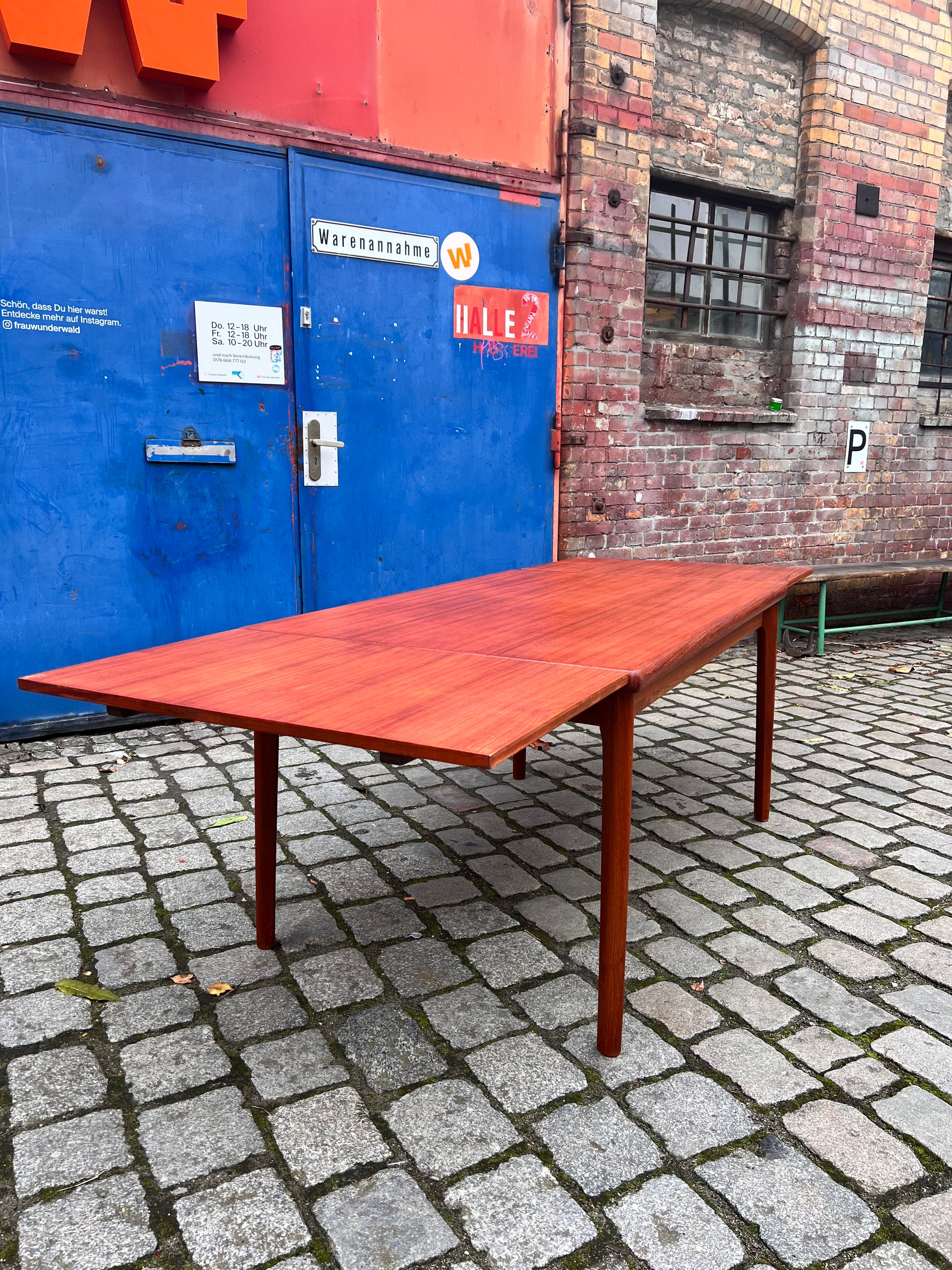 Ausziebarer Esstisch Teak von Henning Kjearnulf