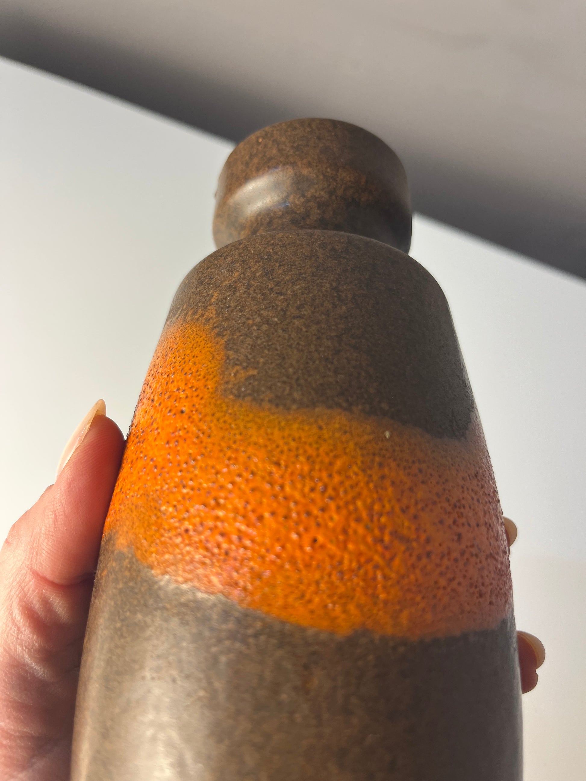 Vase 210-18 braun orange von Scheurich