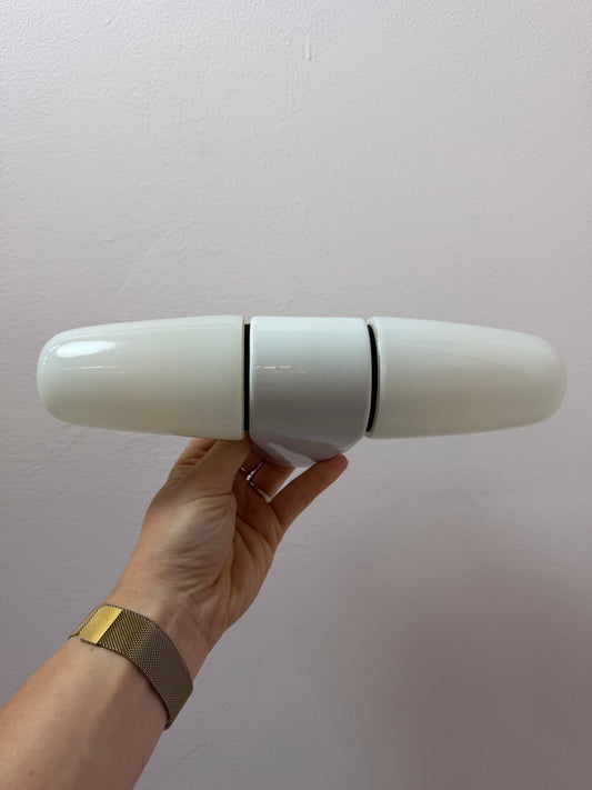 Wandlampe Modell 6068 weiß von Wilhelm Wagenfeld für Lindner