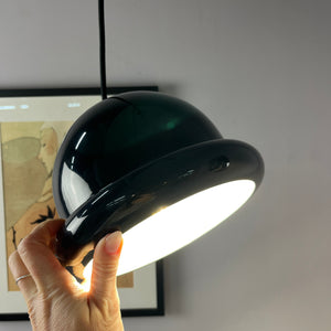 Hängelampe Bowlerhat schwarz