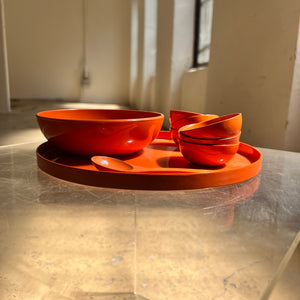 Schalenset orange 70er