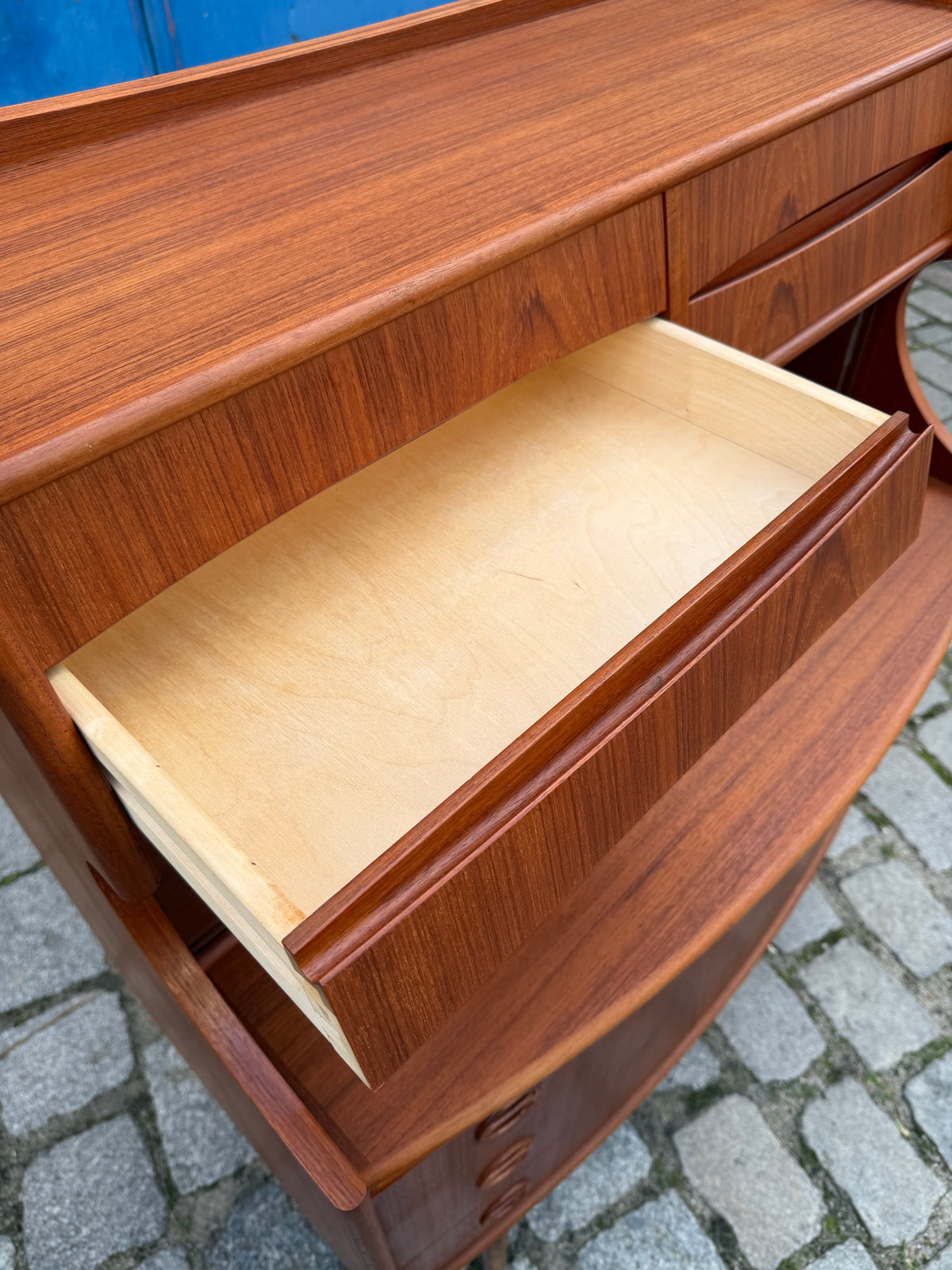 Sekretär Teak von Gunnar Falsig für Holstebro Møbelfabrik