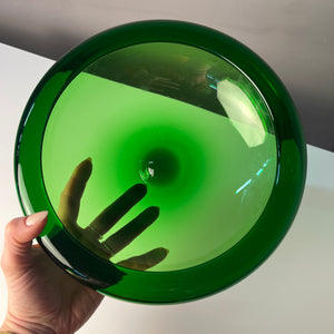 Schale 17792 grün Glas von Per Lütken für Holmegaard