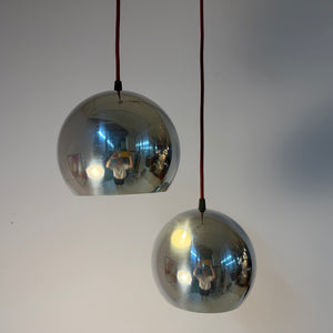 Kugellampe Topan Chrom von Verner Panton