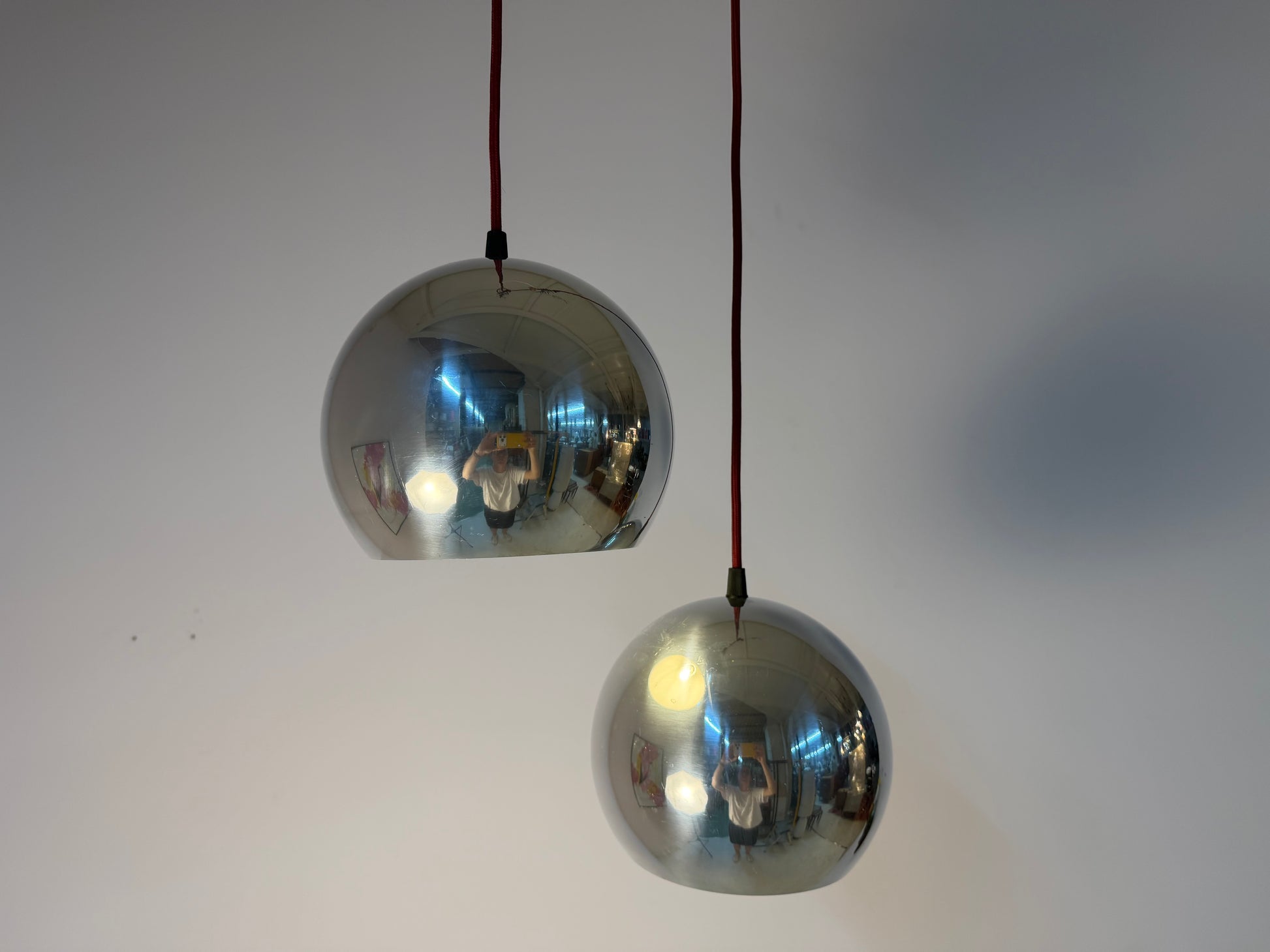 Kugellampe Topan Chrom von Verner Panton