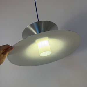 Lamellenlampe silber aus Dänemark