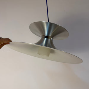 Lamellenlampe silber aus Dänemark