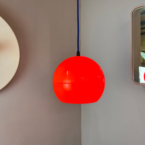 Kugellampe Kunststoff orange