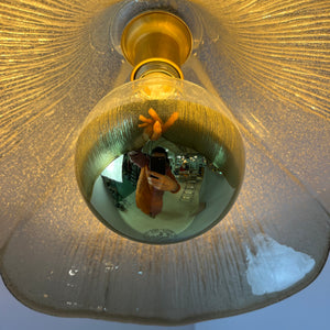 Hängelampe Blume Glas von Peill & Putzler