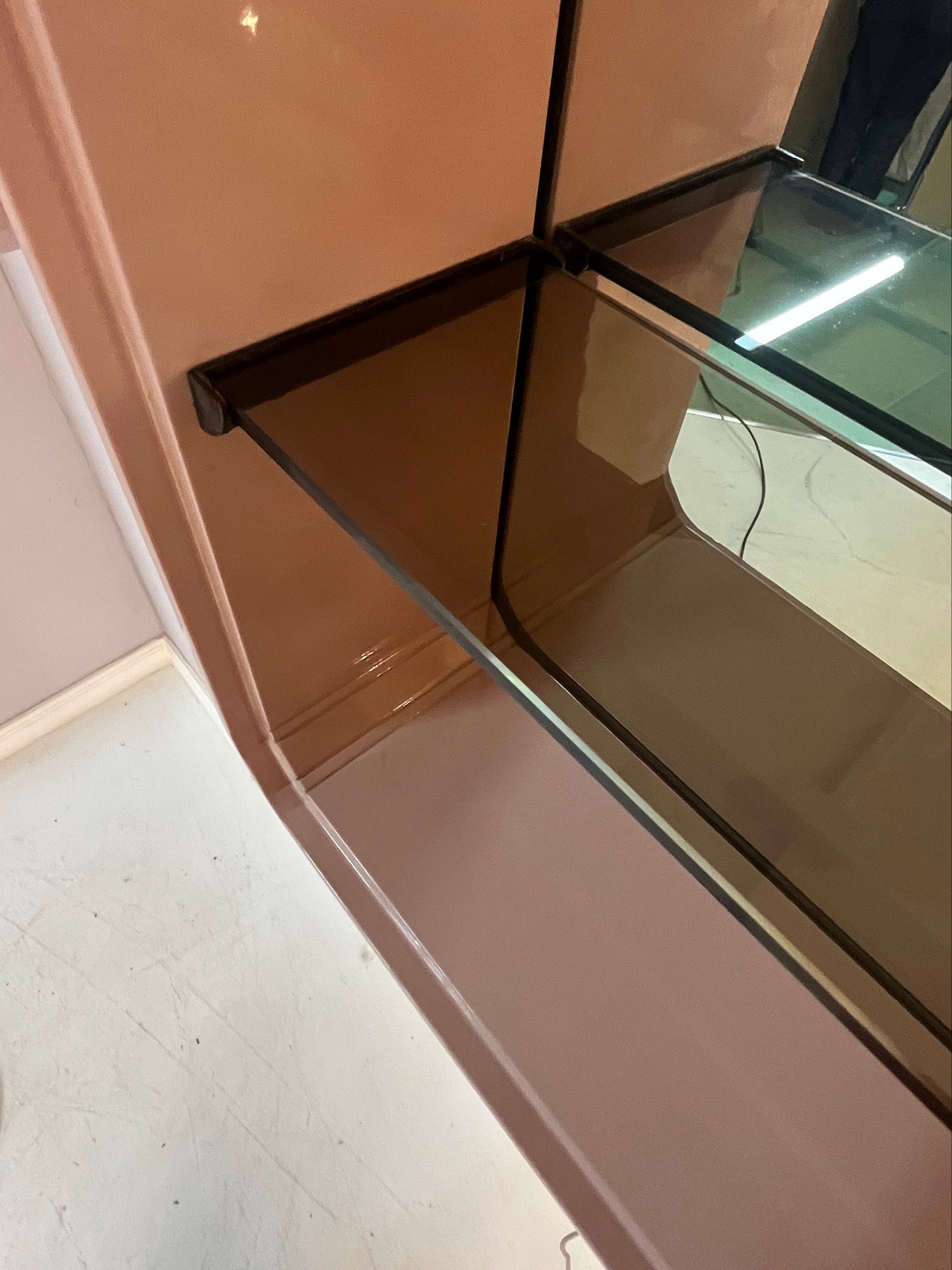 Set: Spiegelschrank rosa von Duscholux