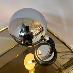 Tischlampe Chrom