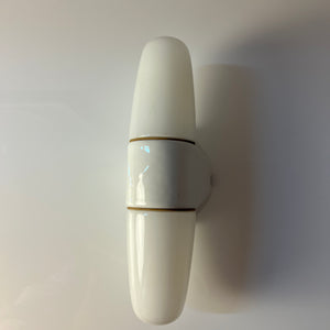 Wandlampe Modell 6068 weiß von Wilhelm Wagenfeld für Lindner