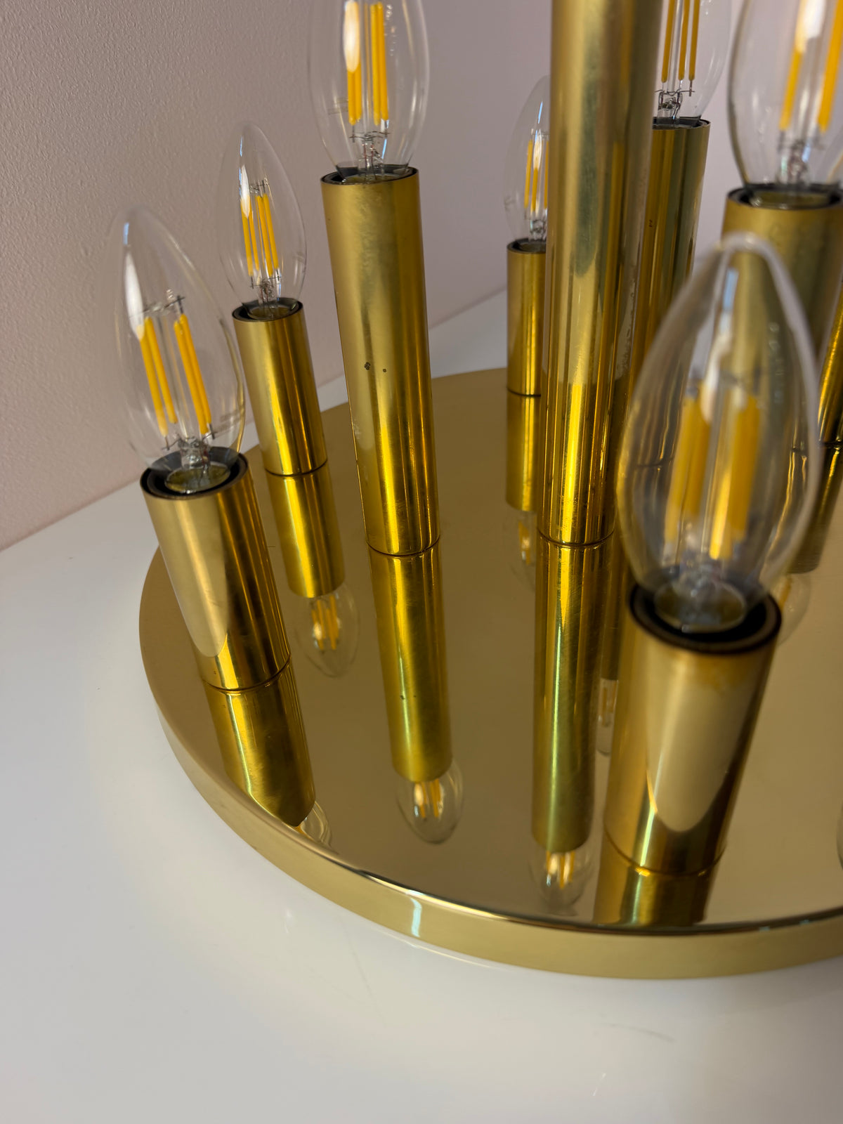 Wand-/ Deckenlampe gold von von Sölken