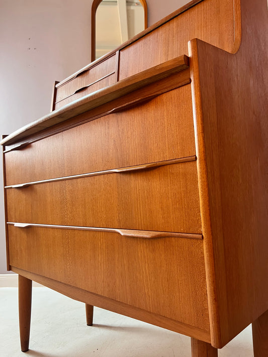 Sekretär mit Spiegel Teak aus Dänemark
