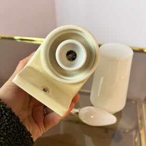 Wandlampe Modell 6060 cremeweiß von Sigvard Bernadotte für Ifö