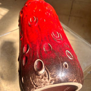 Bodenvase 288-40 rot von Scheurich West Germany