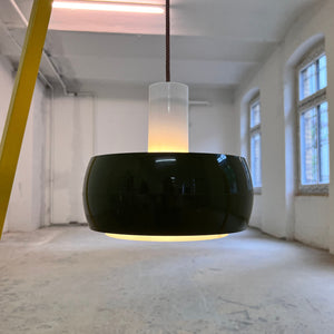 Hängelampe olivgrün Kunststoff aus Dänemark