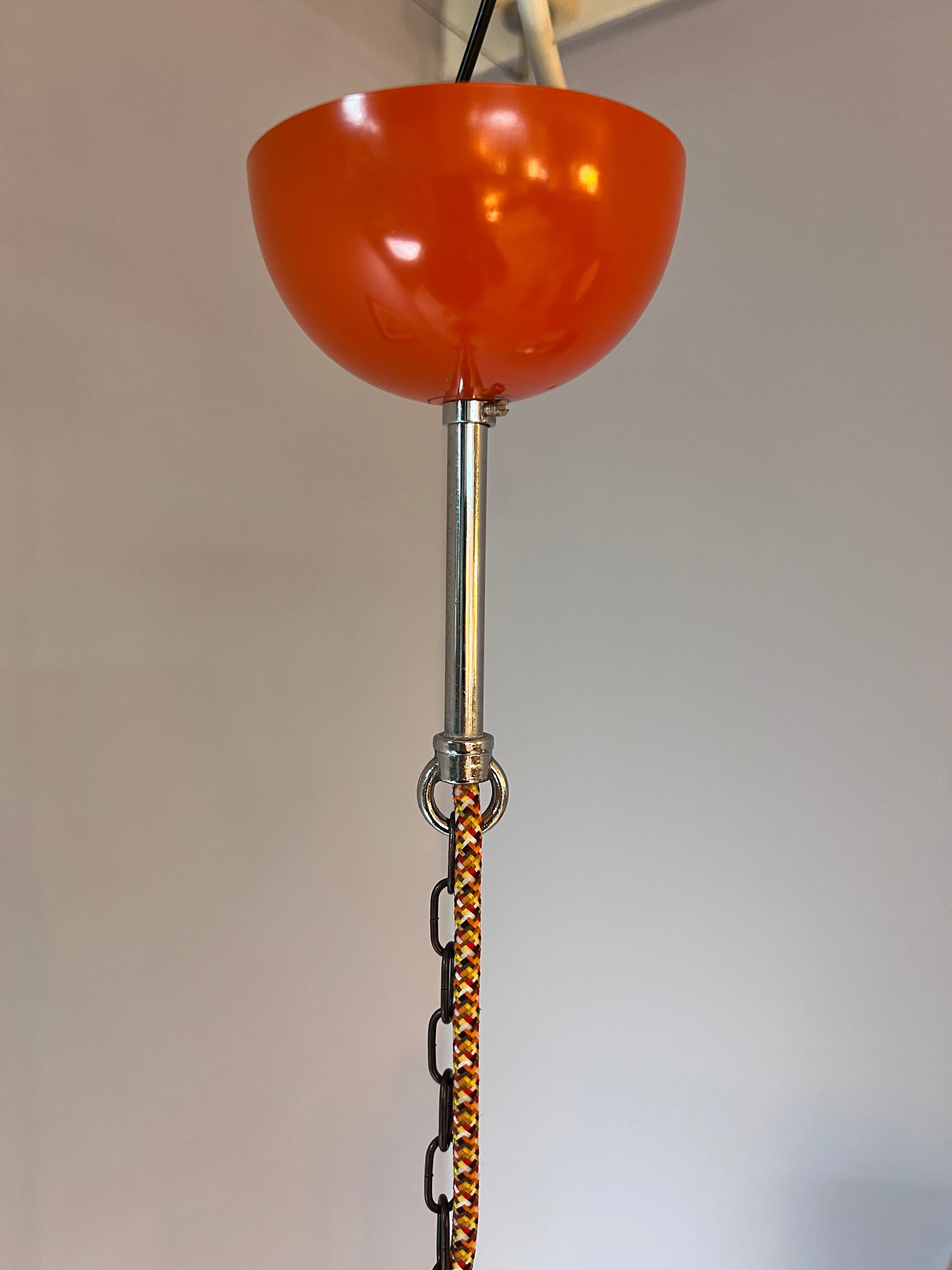 Hängelampe orange weiß von Tronconi