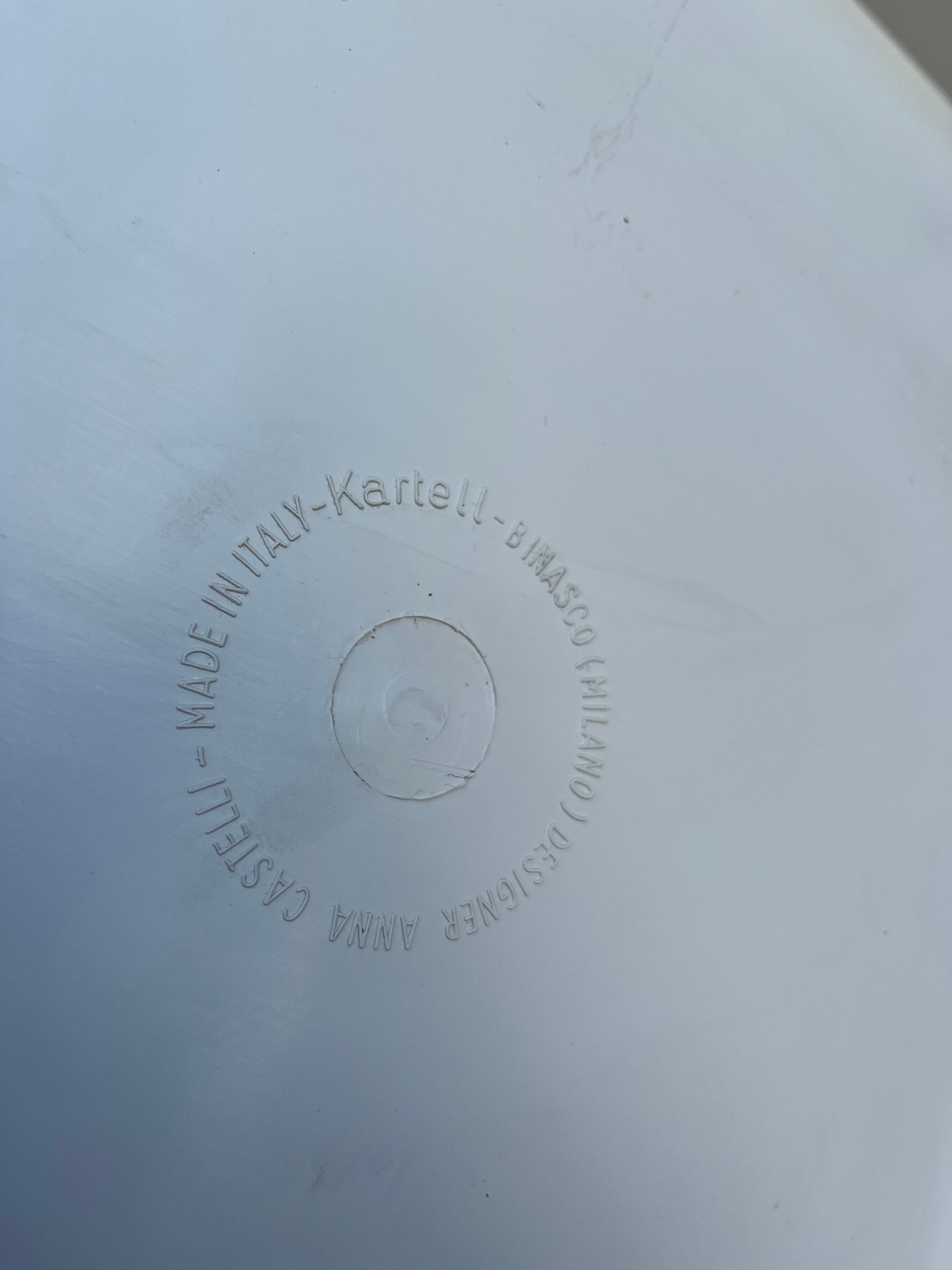 Beistelltisch Componibili weiß von Anna Castell Ferrieri für Kartell