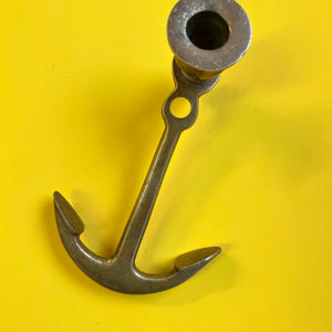 Kerzenständer Anker Messing