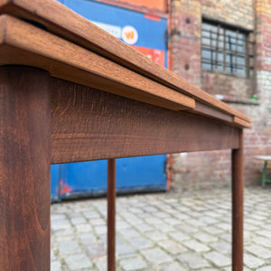 Kleiner, ausziehbarer Esstisch Teak aus Dänemark