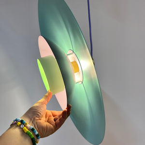 Lamellenlampe neu lackiert, Dänemark