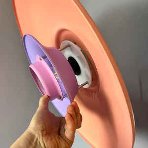 Lamellenlampe neu lackiert Dänemark