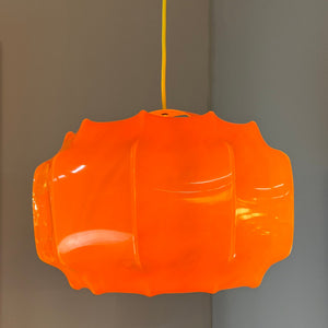 Hängelampe orange Kunststoff von Ilka Plast
