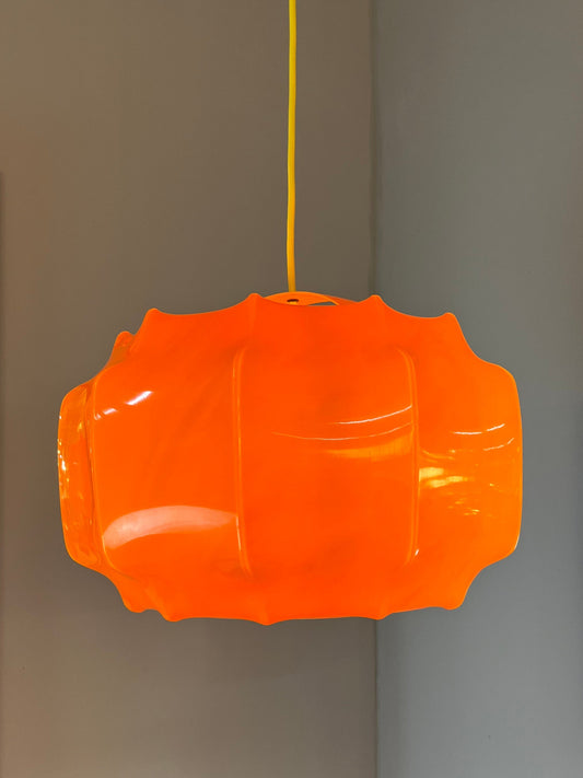 Hängelampe orange Kunststoff von Ilka Plast