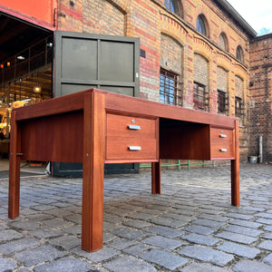 Doppel-Schreibtisch Teak von Erik Brouer für Brouer Møbelfabrik