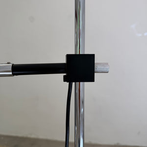 Stehlampe silber von Arnold Berges für Staff