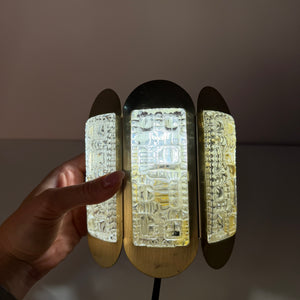 Wandlampe gold Glas von Vitrika