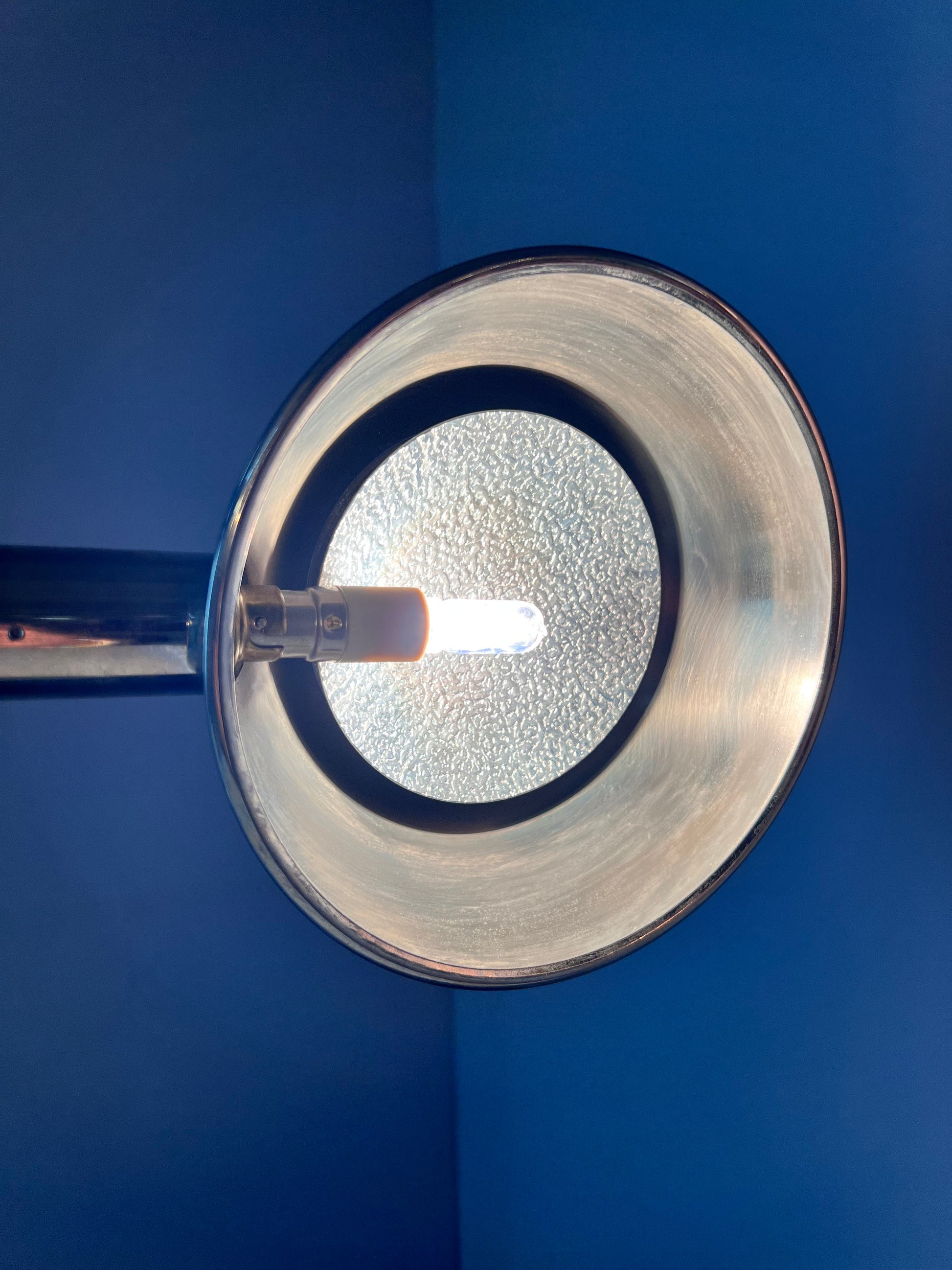 Schreibtischlampe BEA DS silber vernickelt von Florian Schulz Design