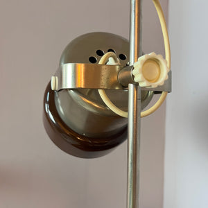 Tischlampe braun 70er