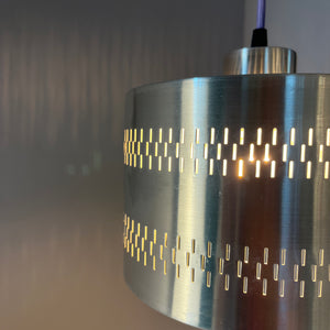 Hängelampe silber Aluminium aus Dänemark