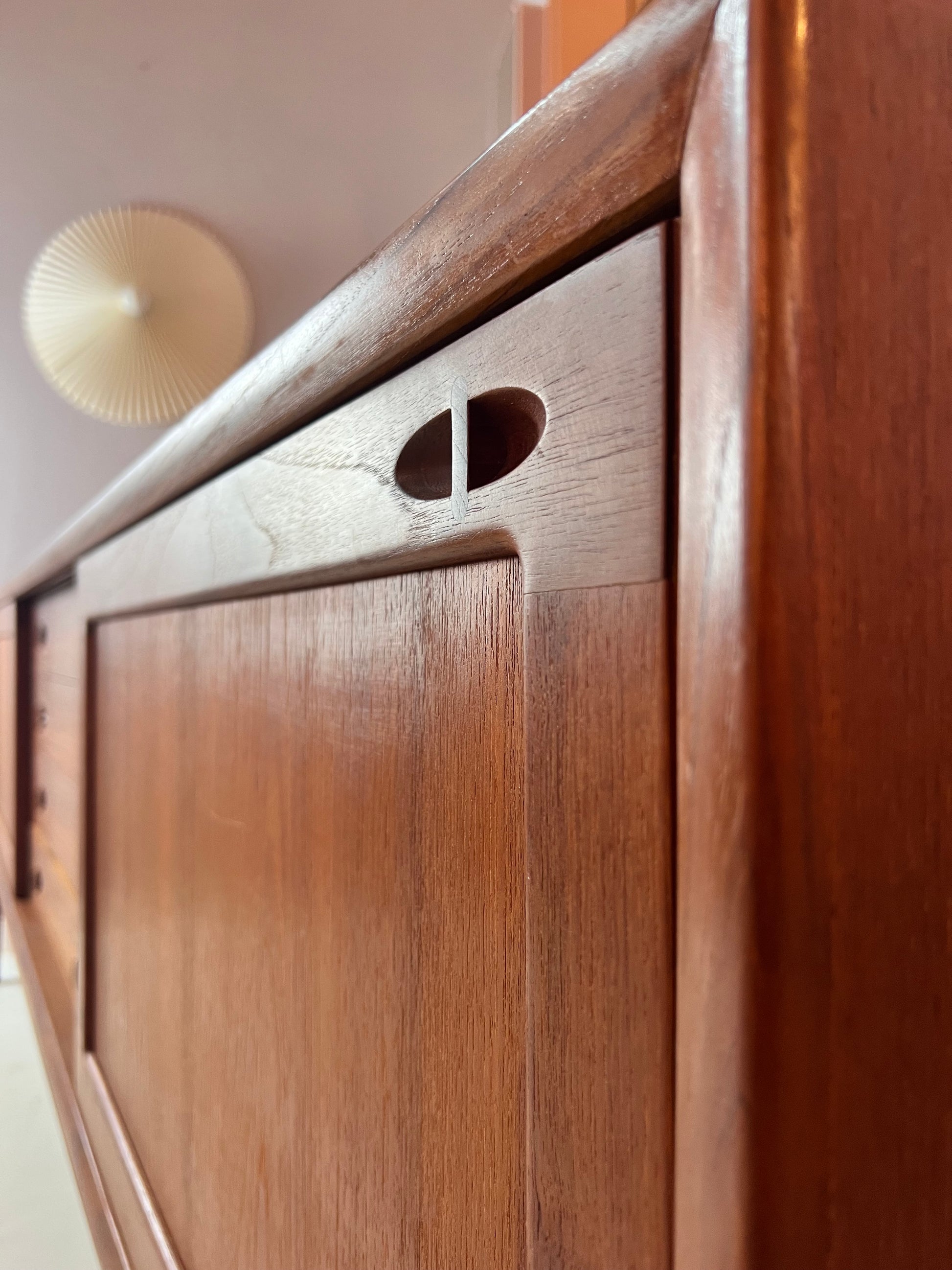 Sideboard Teak von H.W. Klein für Bramin