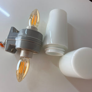 Wandlampe grau von Sigvard Bernadotte für Ifö