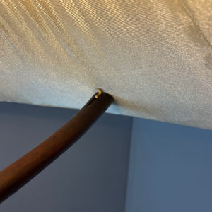 Hängelampe beige braun Teak von Temde